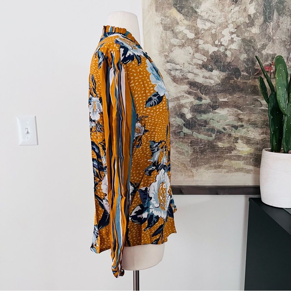Anthropologie Bl-nk London Breton Peasant Top Size Medium - Picture 5 of 11